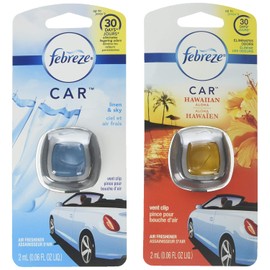 Febreze - Ambientador para Rejilla de ventilación de Coche, 4 Unidades