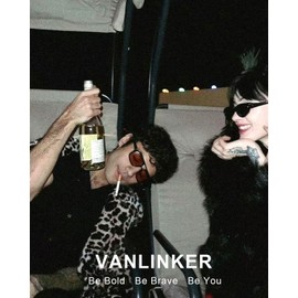 VANLINKER Retro 70s Square Aviator Sunglasses for Women Men Vintage Trendy Rectangle Sun Glasses VL9816, C10-light Brown Lens/Black Frame, Medium