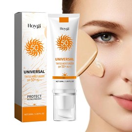 3Pack Sunscreen To Prevent Sunburn And Tanning Universal Protector Solar Spf 50, Protector Solar Con Color, Facial Skincare Comfort Moisture Tinted Universal Moisturizer Sunscreen proteje  tu  piel uv comfort Hydrating Moisturizing sunscreen face:_1 bottle