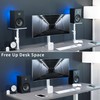VIVO Clamp-on Speaker Stand Desk Mount Set, 10 x 9