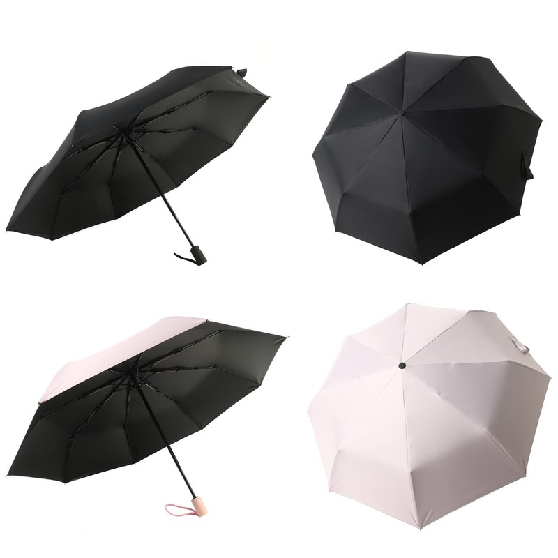 Small Travel Umbrella for Rain Protection Sun-Folding UV Umbrella Windproof