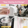 Silicone Straw Cleaner Brush - 2 Pcs Straw Brush for
