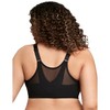 Glamorise Women's MagicLift Front Close Posture Back Support Bra #1265,