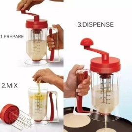 Gourmet Maquina Dispensadora Mezcladora Para Hotcakes Cupcakes