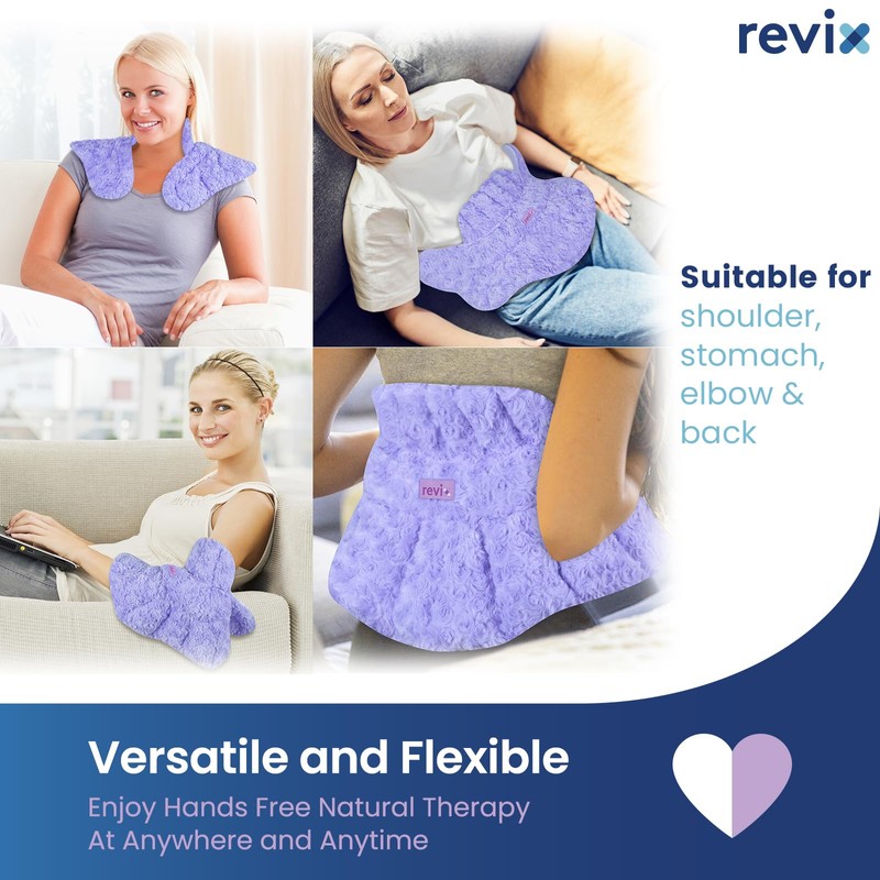 REVIX Microwave Heating Pad for Neck and Shoulders Back, Microwavable
