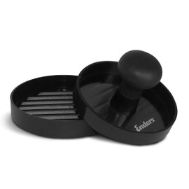 Enders BURGERPRESSE KÜSTSTOFF 8813 Rubber Handle, Hamburger Press, Patties, BBQ, Grill Accessories, Black