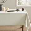 MIULEE Ivory Linen Cottton Table Cloth Rectangle Tablecloth Waterproof Spillproof