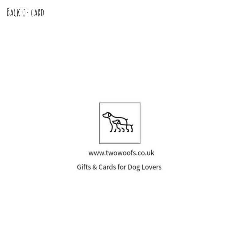 Single Luxury Wire Fox Terrier Christmas Card (XKN)