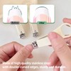 GXGM Set of 2 Nail Clippers, Nail Clippers with Nail