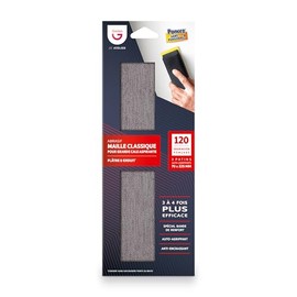 3pcs 70 225mm Hook and Loop Abrasive for Gerlon Dust-Free Sanding 120 Grit (Medium)