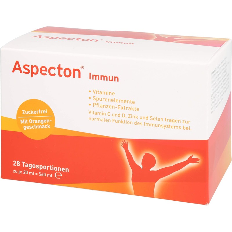 Aspecton Immune Sugar Free Drinking Bottles 28 Ampoules