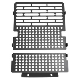KUAFU Grille Guard Insert Compatible with Kioti CK2610/20 CK3510/20 CK4010/20 CK Series Compact Tractors Brush Guard Insert Black 4 bolts