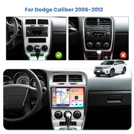 Inefala [2+64GB] Android 15 Car Stereo for Dodge Caliber 2006-2012 with Wireless Carplay Android Auto, 10 Inch HD Touchscreen Car Radio with GPS WiFi Bluetooth FM/RDS EQ 26UI SWC Backup Camera MIC