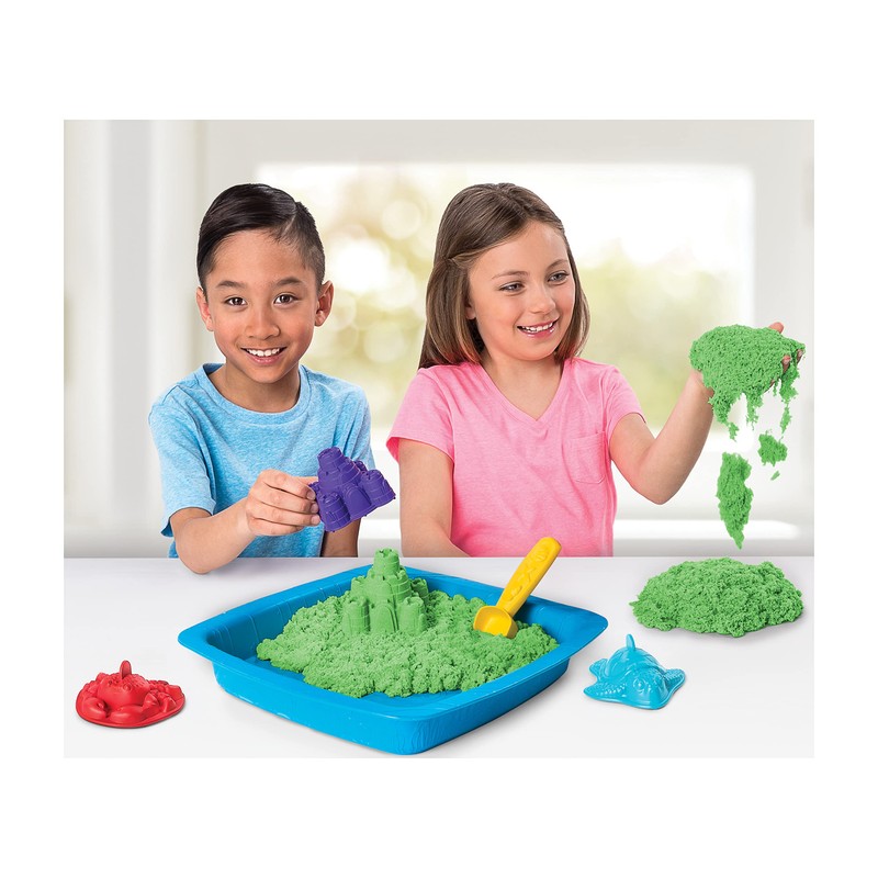 Kinetic Sand 6028092 - Sand Box Set purple - assorted