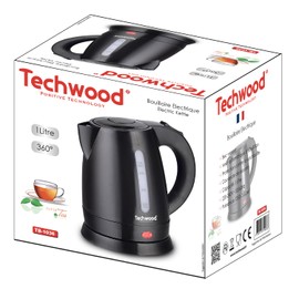 Techwood Kettle 1 Litre Black