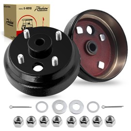 Roykaw Golf Cart Brake Hub Drum w/30 Teeth Die Casting Fine Splined for EZGO 1991-up 4 Cycle Gas Models, Replaces OEM # 21807-G1, 21807G1, 41843-94 - 2 Pcs