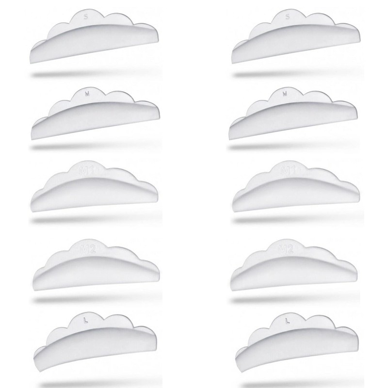 P-Beauty Cosmetic Accessories Eyelash Lifting Pads (5 Pairs) for Perm