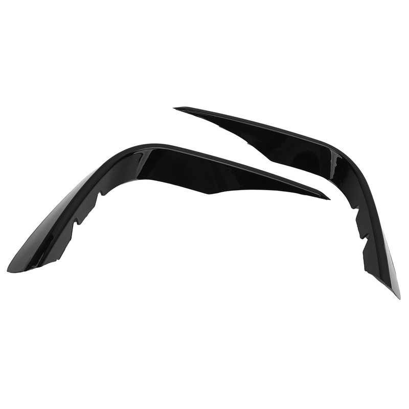 Front Bumper Wind Knife Fin Car Gloss Black Fog Light