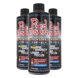Red Dawn Black Label 8oz bottle 3 Count