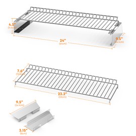 Stanbroil Stainless Steel Grill Rack for Traeger Lil' Tex and 22 Series Pellet Grill, BAC351 Warming Rack for Traeger Century 22, Eastwood 22 and BBQ07