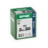 SPAX Wirox 8000000286896 Universal Screw, 3.5 x 30 mm, Pack
