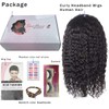 Smoothair Headband Wig Human Hair Kinky Curly Headband Wig 20