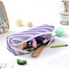 DUORUIMI Rainbow Pencil Case Pen Case Large Capacity Glitter Office