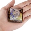 mookaitedecor Healing Stone Crystal Pyramid with Tiger's Eye, Positive Energy