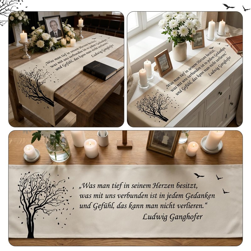 Funeral Table Runner, Seutgjie Table Decoration, Funeral Decoration, Funeral, Covered