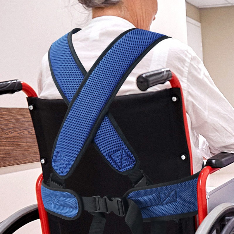 Wheelchair Safety Belt 360° Protection Breathable Restraint Vest for for