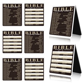 Bible Emergency Numbers Magnetic Bookmark - Wxiben 8Pcs Christian Book Mark Magnet Bible Verse Magnetic Bookmarks Religious Catholic Page Marker Clip for Sunday School Confirmation Gifts for Teen