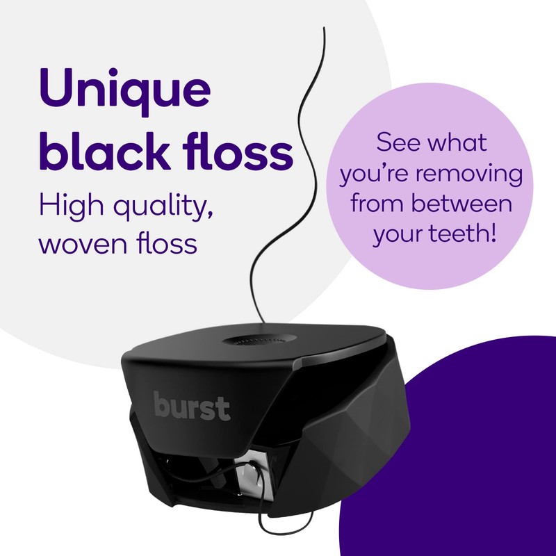 BURST Expanding Dental Floss Refills (32 Yards/3 Pack) | Mint