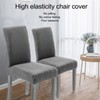 Elastic Stretch Chair Cover Waterproof Plain Color Universal Chair Seat