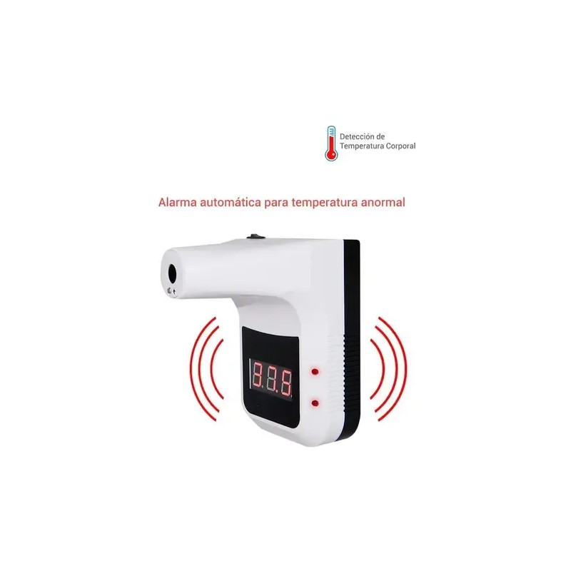 Termómetro Infrarrojo Sin Contacto K3 Alter Frontal Con Alarma