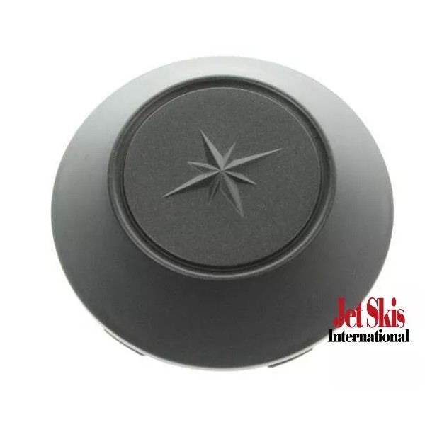 Polaris Flush Rim Center Cap, Flash Black, Genuine OEM Part