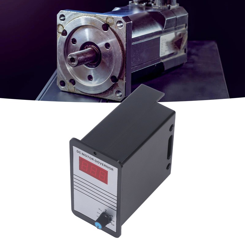 DC Motor Speed Regulator Digital Display ABS Dustproof Shell Adjustable