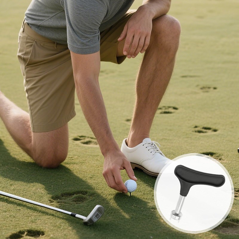 UEKPDM Universal Golf Shoe Spike Tool - Compact 9x7.5cm (3.54x2.95in)