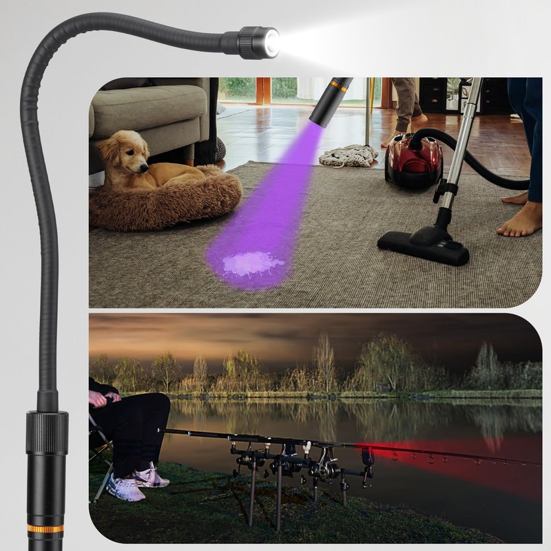 EverBrite Multi-Functional Rechargeable Work Light, Flexible LED Flashlight with 3