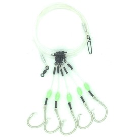 End Game Tackle Company Deep Drop Snapper Rig with Glow Beads (12/0)