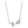 TENDER LIHOME Set Collar Y Aretes De Tulipan Chapado En
