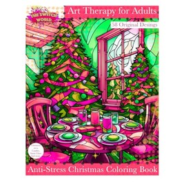 Anti-Stress Christmas Coloring Book - Hand-Drawn Christmas season drawings For Adults relaxation. The perfect Gift Idea for Everyone. Mindfulness ... More Stress.: Libro para. Llorera de navidad
