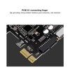 Expansion Card PCIE to USB 19Pin Good Conductivity One Piece