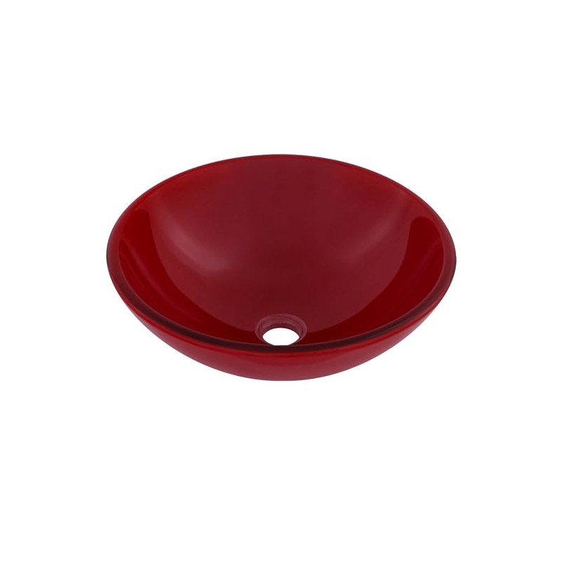 Novatto ROSSO Double Layer Glass Vessel Sink