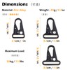 TRIWONDER Enlarged Mouth Clips HK Hook Heavy Duty Snap Hooks