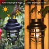 Solar Lantern Outdoor Hanging Lights,4 Pack Waterproof Decorative Solar Powered