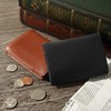 kerria.j (Yamabuki) Genuine Leather Wallet, Box-Shaped, Coin Case for Men,