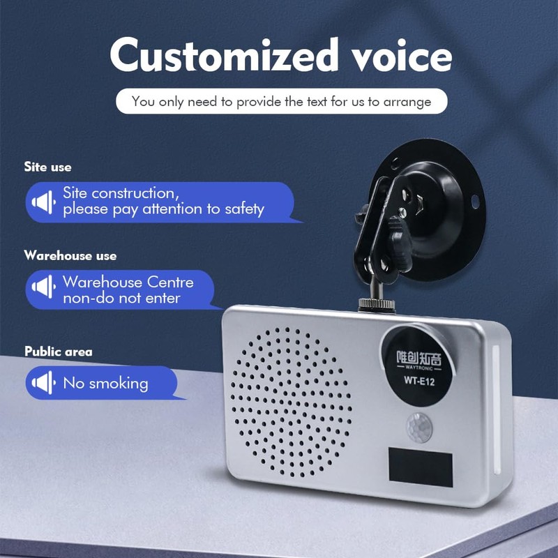 Motion Sensor with Sound, Motion Sensor Alarm, Alarm with Music,