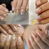 IDDFEVE Evil Eye Nail Art Stickers - Gold Sun &