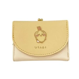 Chiikawa Trifold Clasp Wallet, Pink, Rabbit