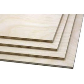 1/8" x 12" x 12" Baltic Birch Plywood Great For Laser, CNC, and Scroll Saw. 40pc